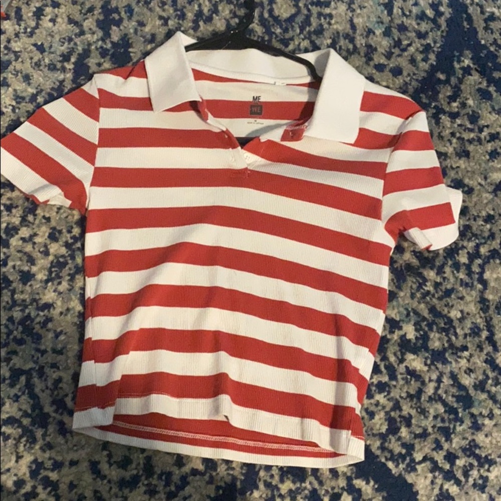Button up crop top